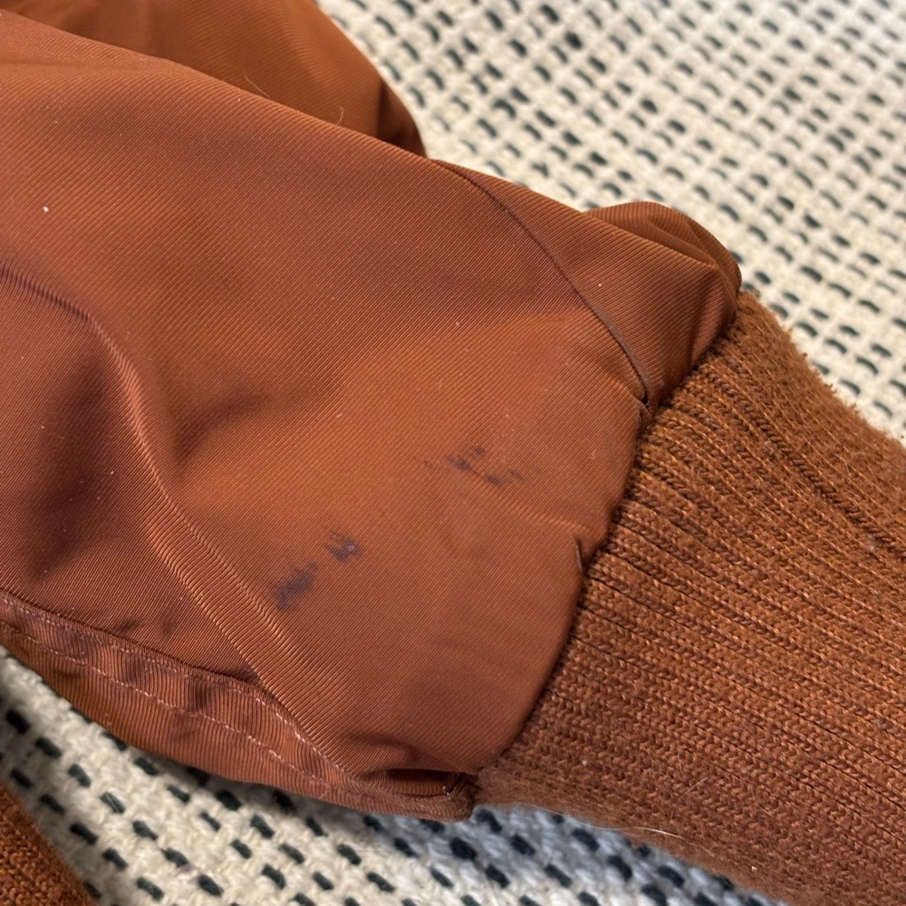 Topman burnt orange bomber jacket - Picture 4 of 4
